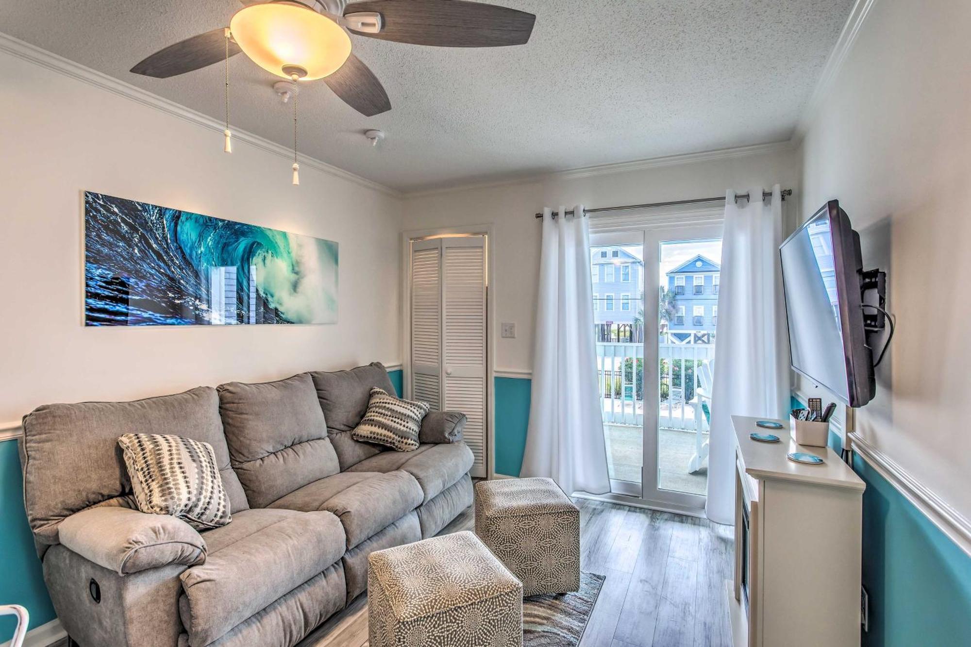 Surfside Beach Escape With Pool - Walk To Ocean! Myrtle Beach Exterior photo